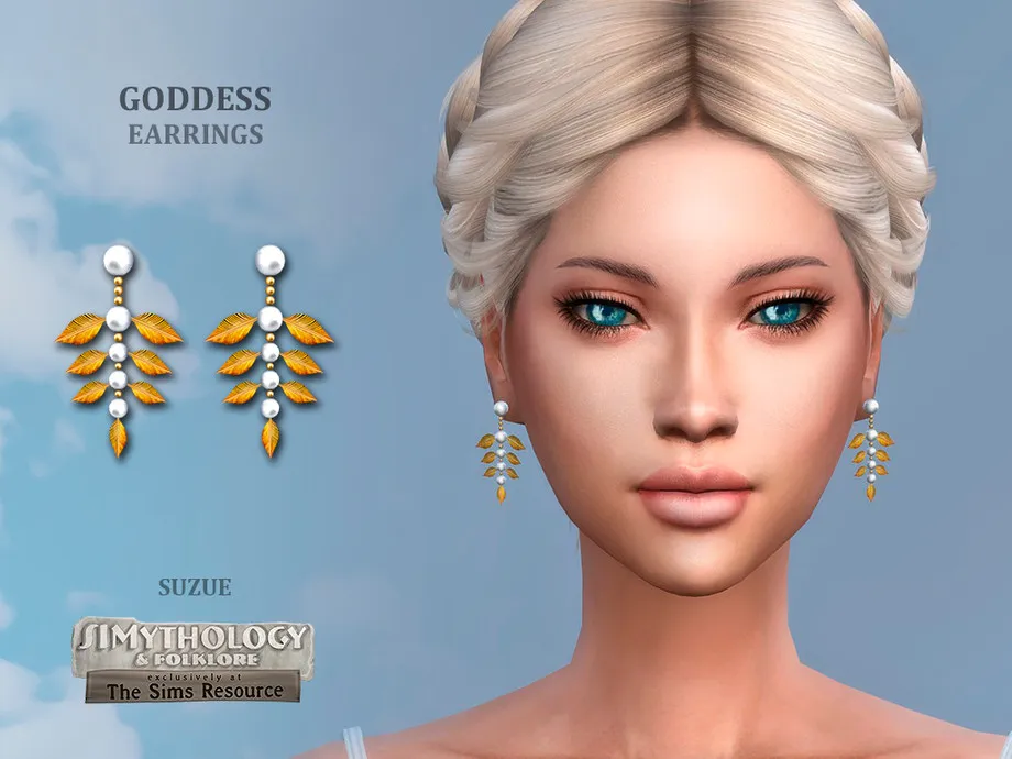 SIMythology Goddess Earrings