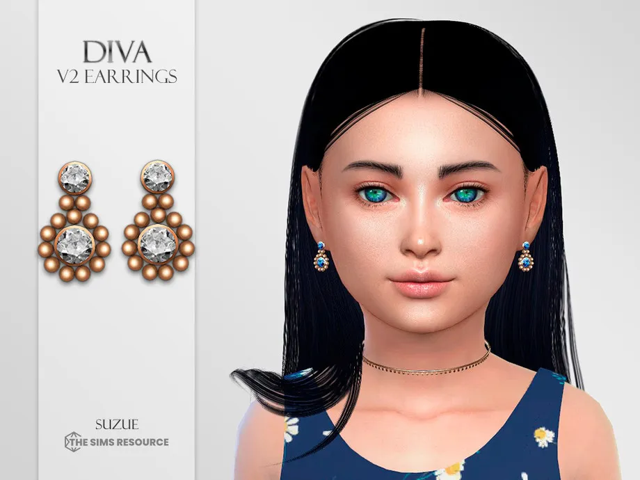 Diva V2 Earrings Child