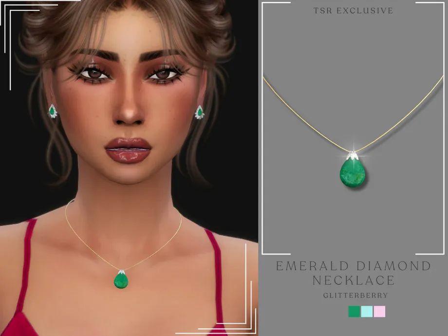 Emerald Diamond Necklace