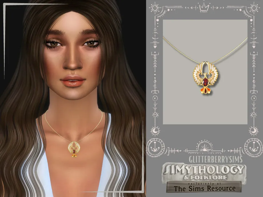 Simythology- Phoenix Necklace