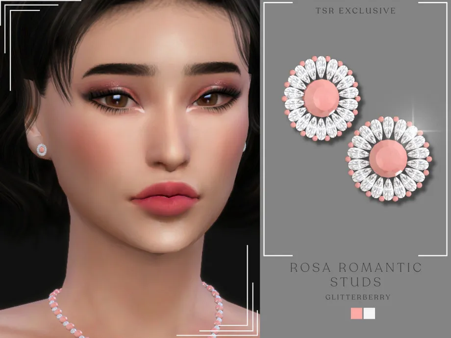 Rosa Romantic Studs