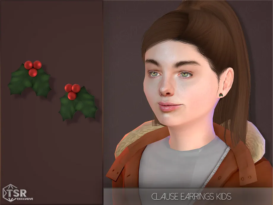 Clause Earrings Kids