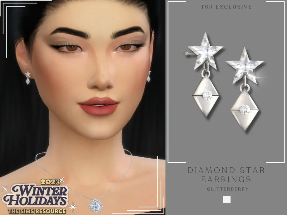 Diamond Star Earrings