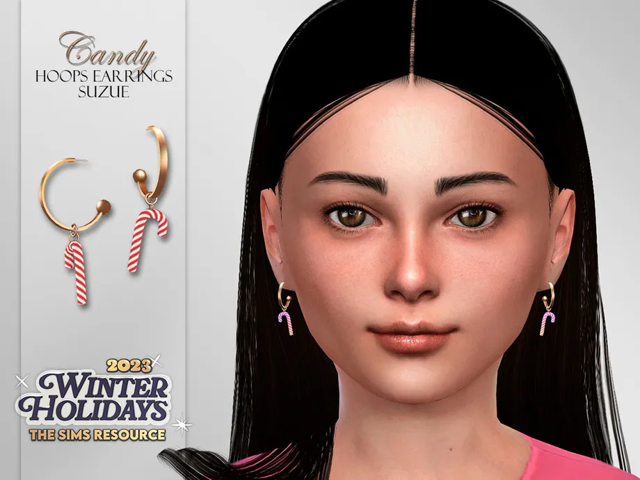 Candy Hoops Earrings Child