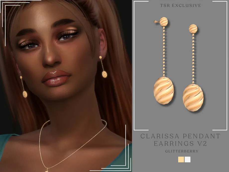 Clarissa Pendant Earrings v2