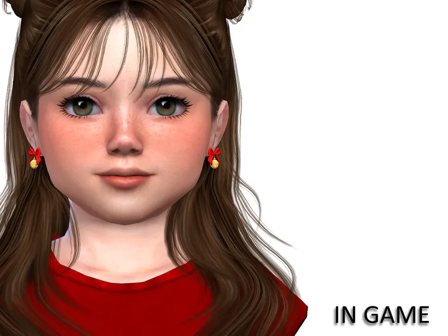 JingleBells Earrings for toddler