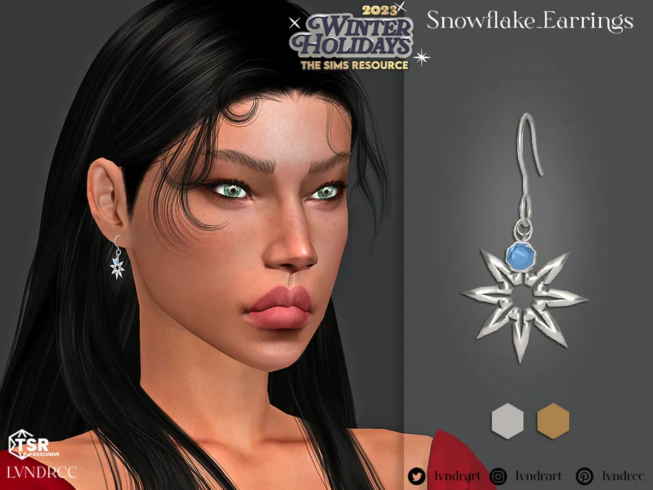 Snowflake Earrings