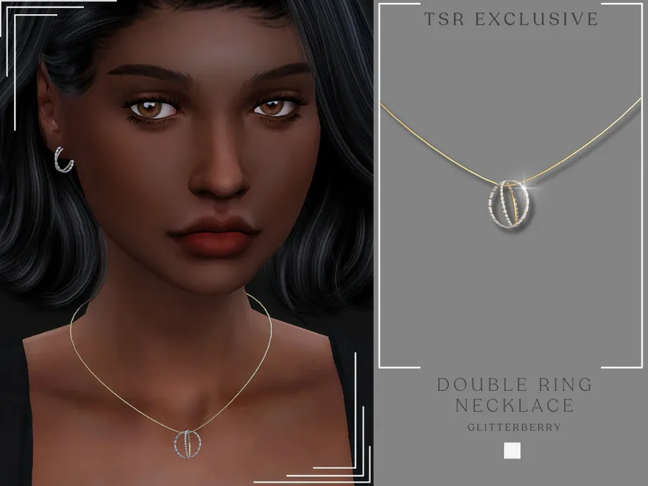Double Ring Necklace