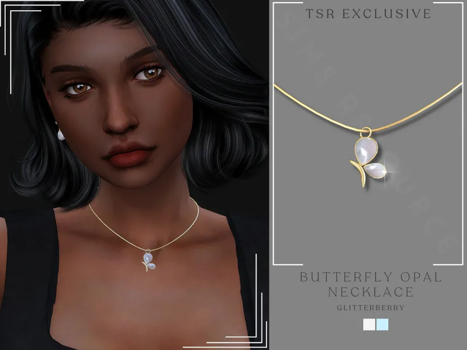 Butterfly Opal Necklace