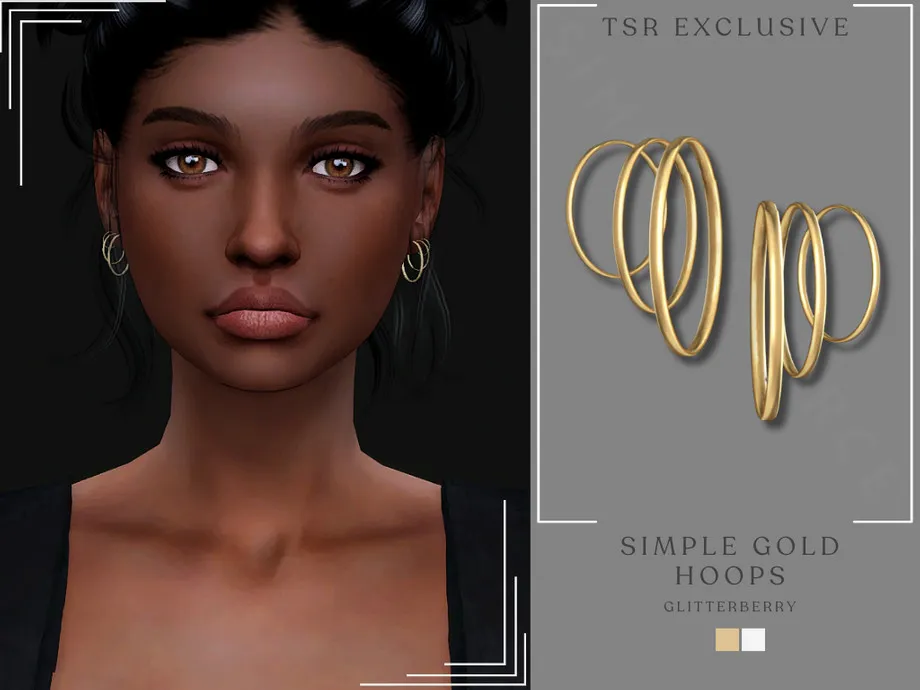 Simple Gold Hoops 2