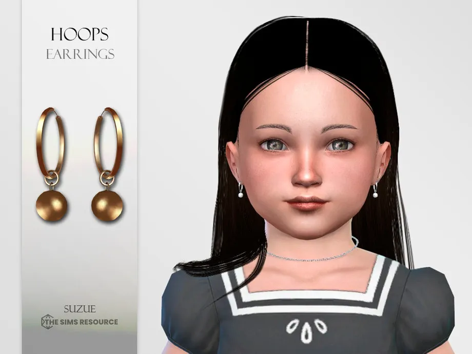 Hoops Earrings Toddler