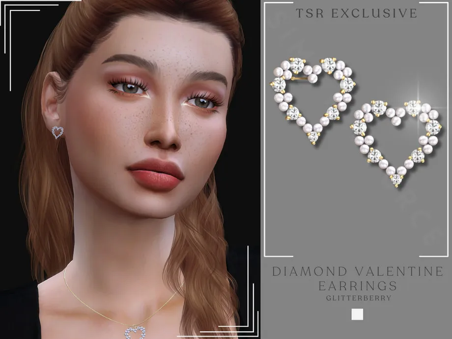 Diamond Valentine Earrings