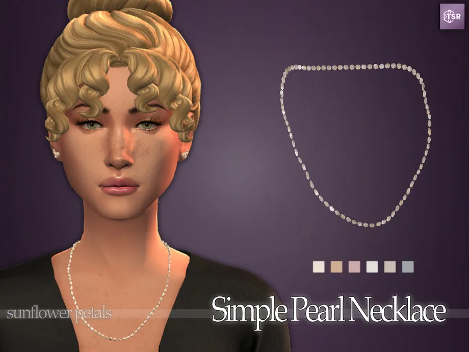 Simple Pearl Necklace