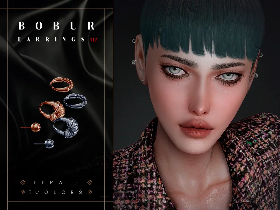 Ribbed Cuff Earrings