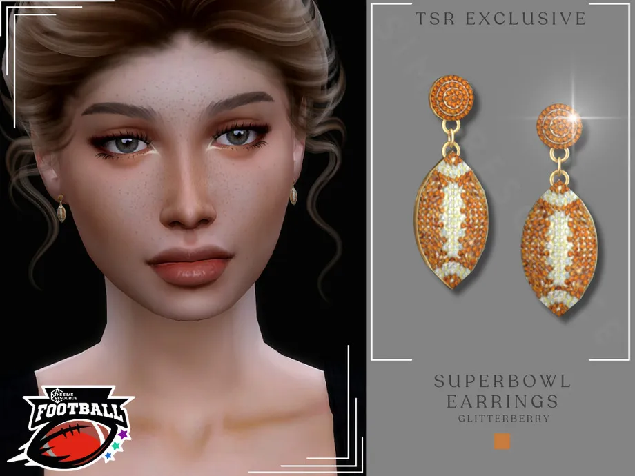 Football Earrings