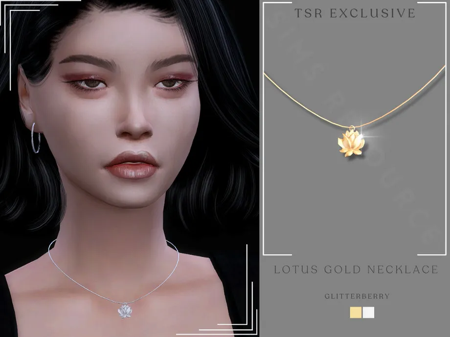 Lotus Gold Necklace