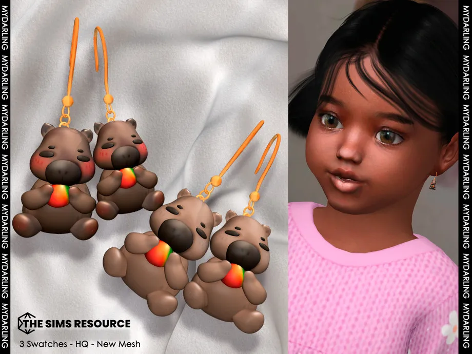 capybara earring Toddler