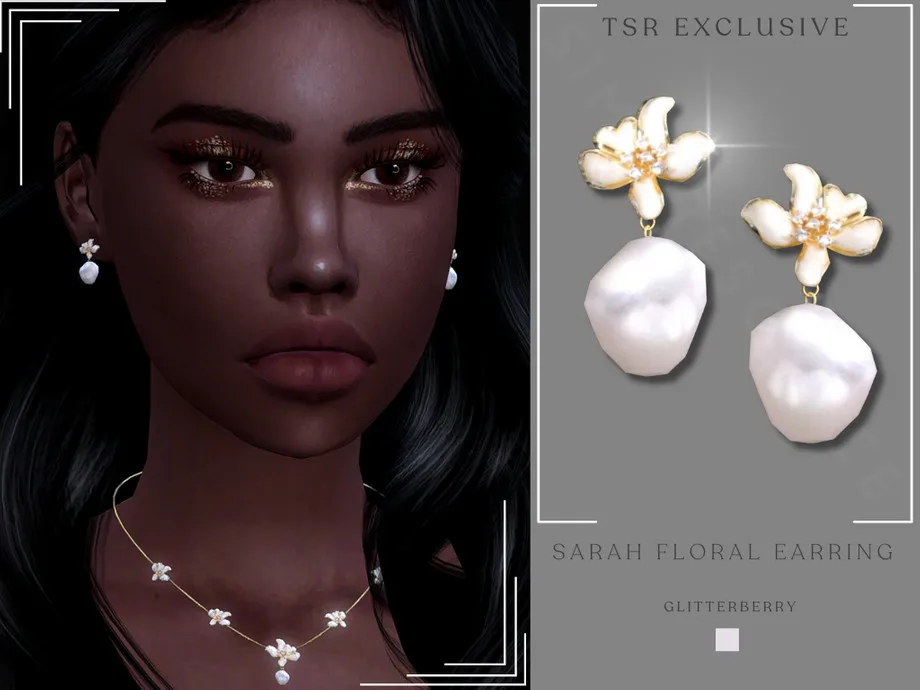 Sarah Floral Earrings