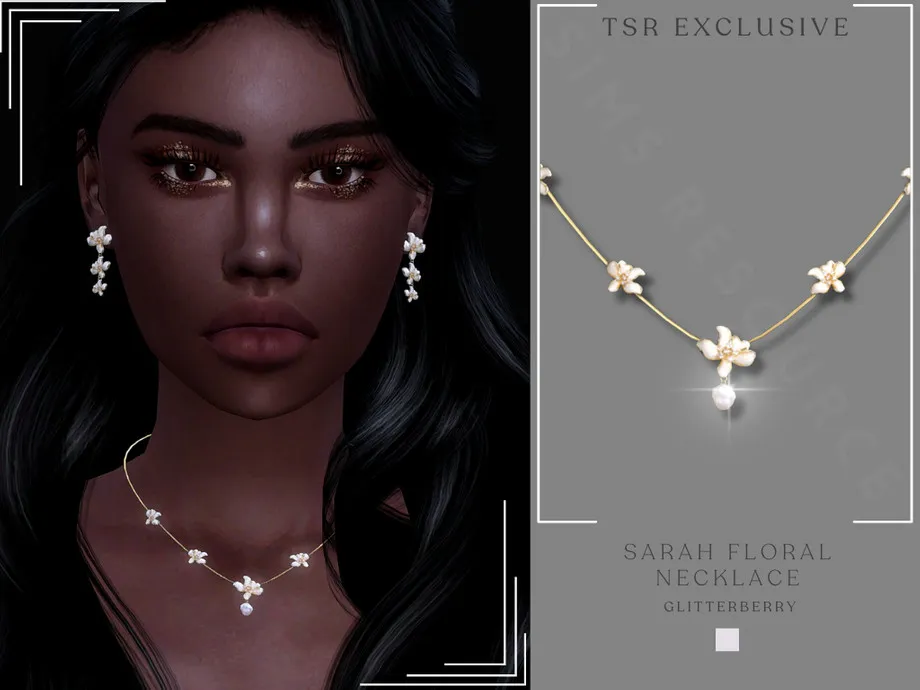 Sarah Floral Necklace
