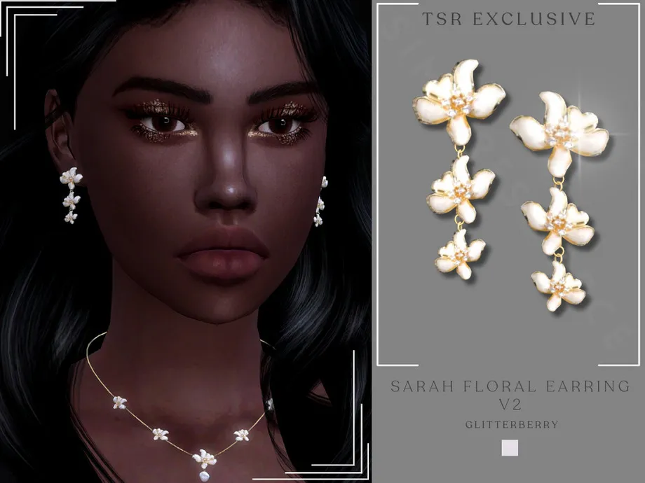 Sarah Floral Earrings v2