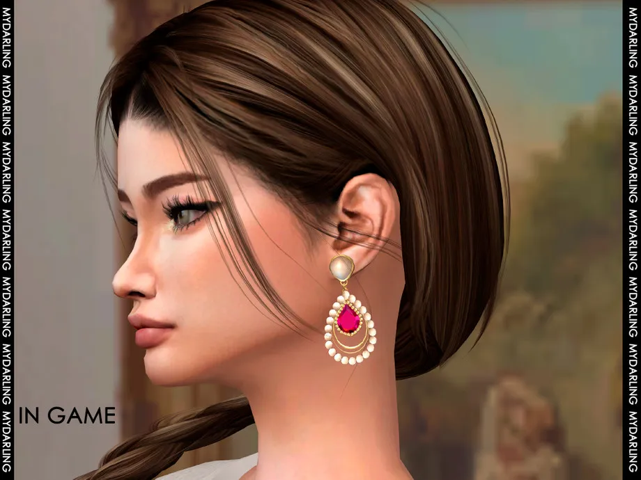 aesthetic earrings NB106 V2 FEMALE VERSION