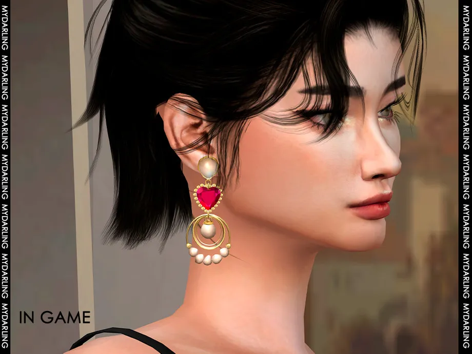 aesthetic earrings NB107 V3 FEMALE VERSION