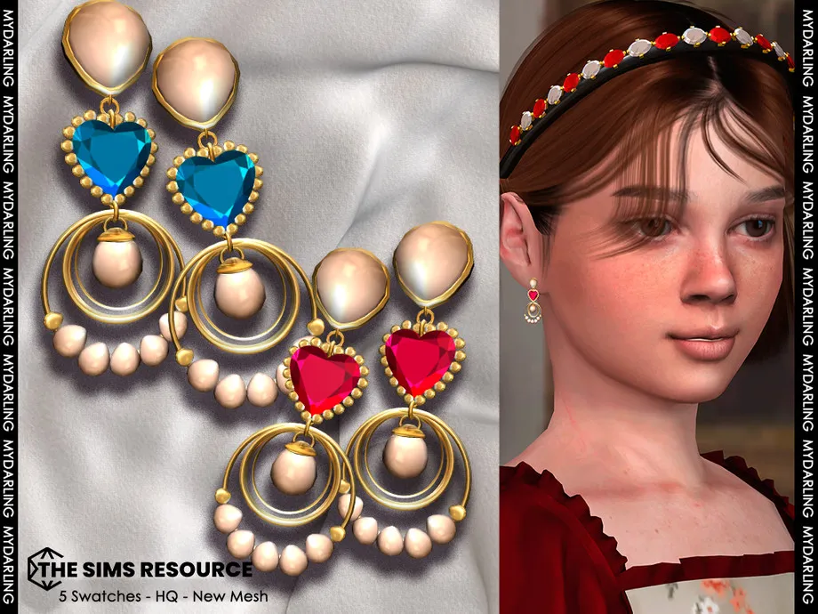 aesthetic earrings NB107 V3 CHILD VERSION