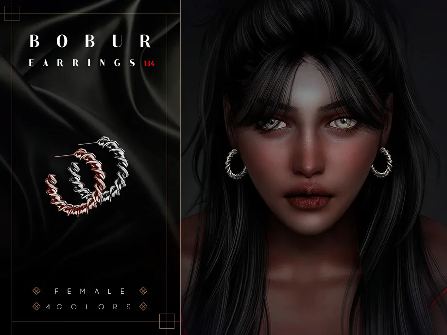 Spiral Hoop Earrings