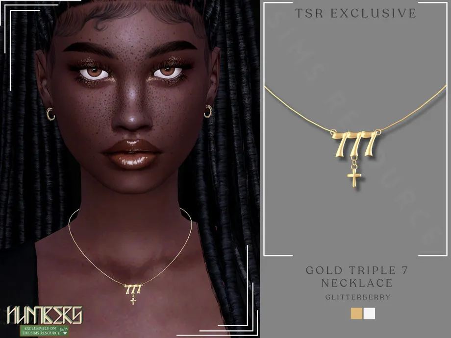 Gold Triple 7 Necklace