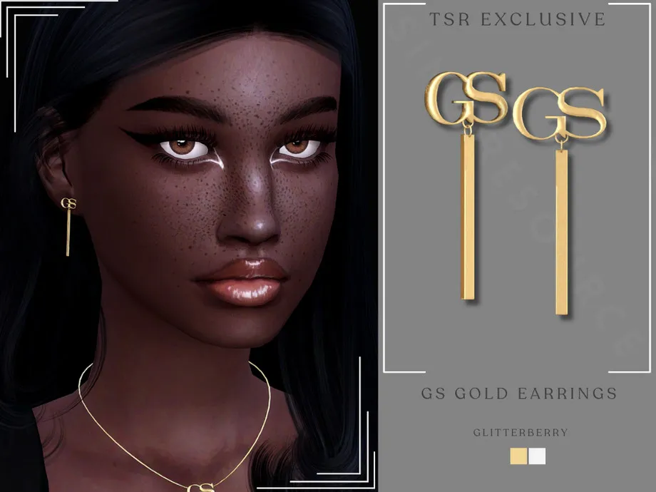 Clean Girl Aesthetic GS Gold Earrings