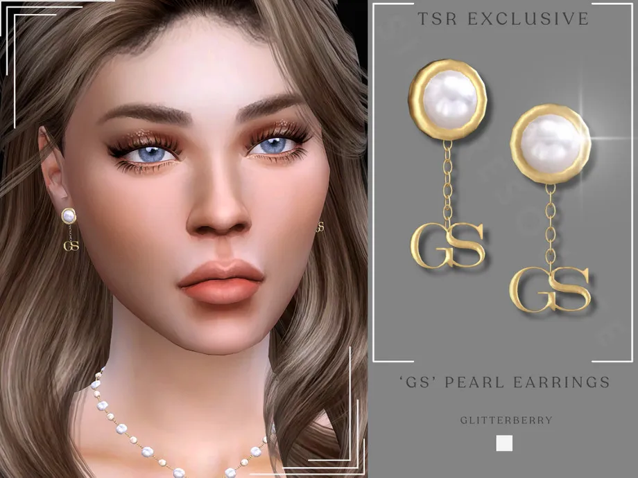 GS' Pearl Earrings