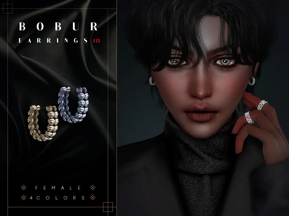 Hanging Hoop Earrings