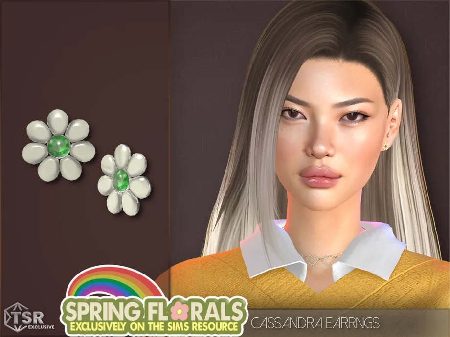 Spring Florals Cassandra Earrings Adult