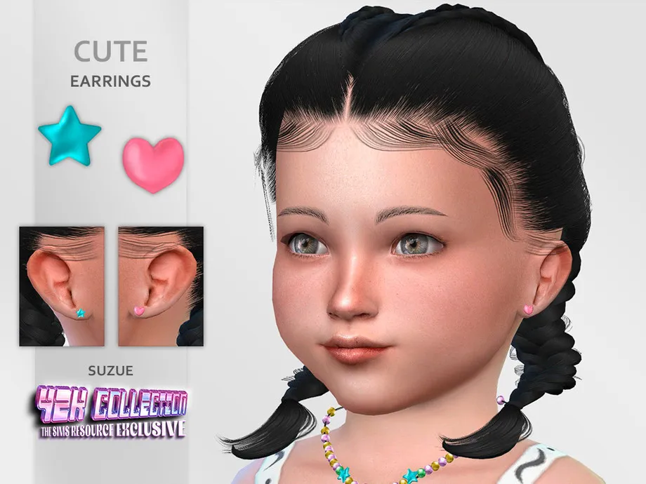 Y2K Cute Earrings Toddler