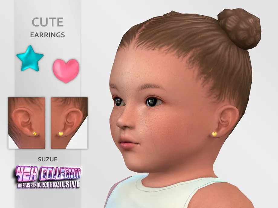 Y2K Cute Earrings Infant