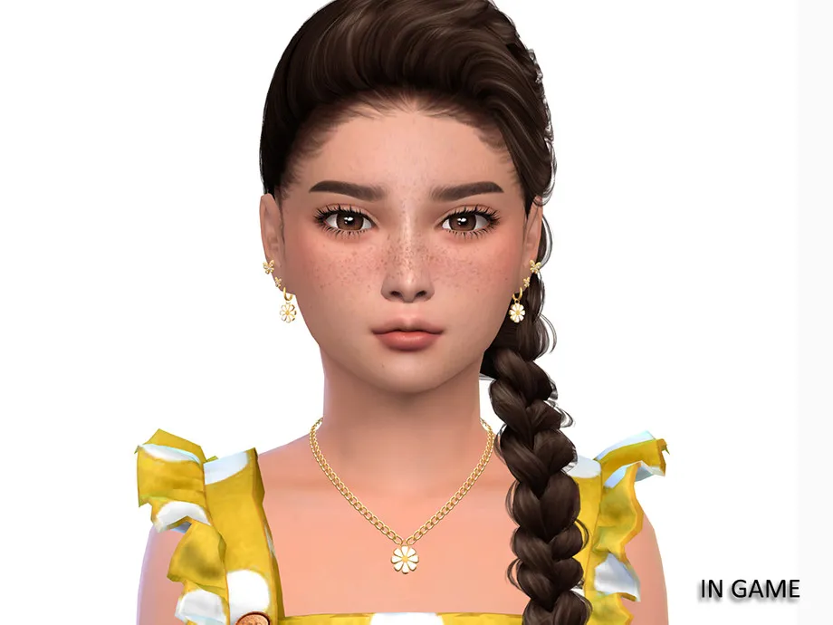 Spring Floral Necklace for children