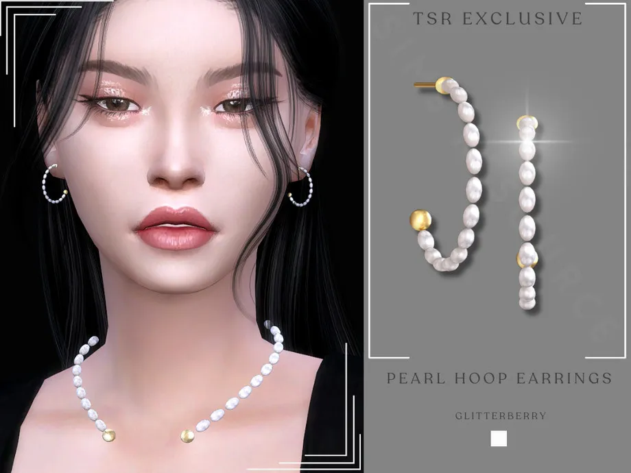 Hoop Pearl Earring