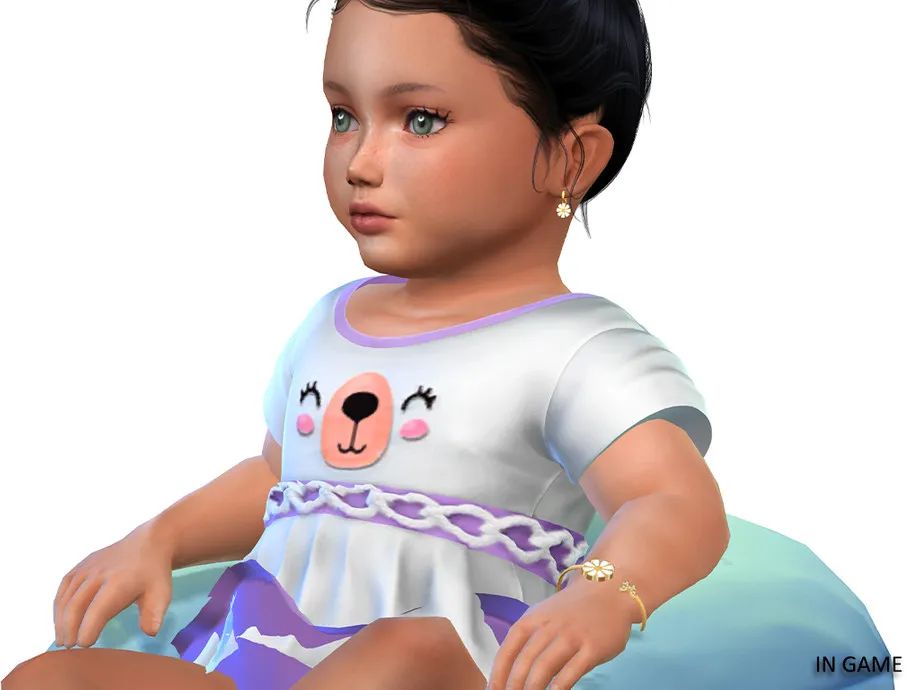 Floral Earrings for Infant