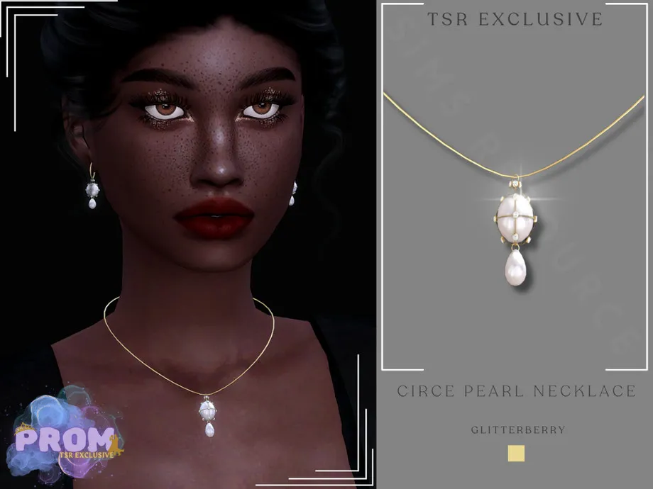 Prom Circe Pearl Necklace