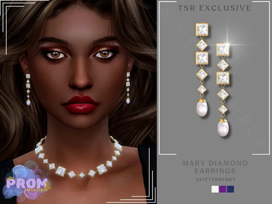 Prom Mary Diamond Earrings