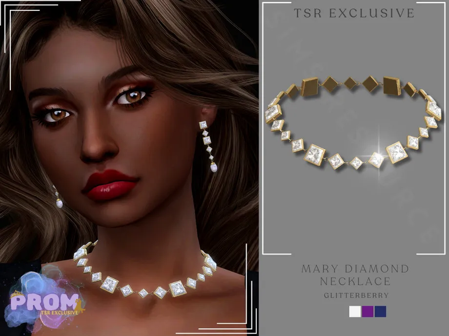 Prom Mary Diamond Necklace