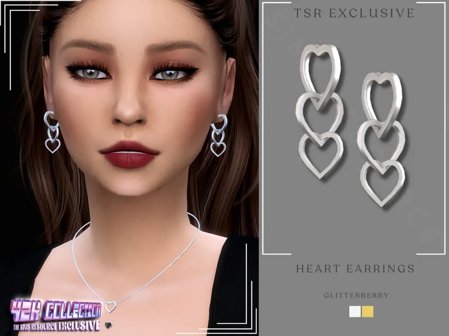 Y2K Heart Earrings