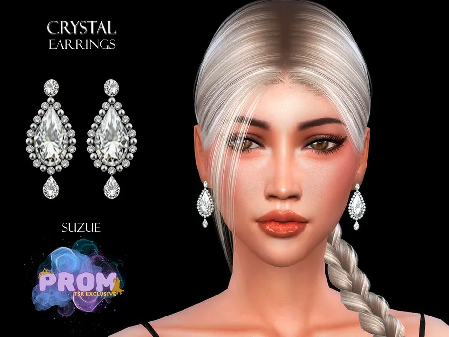 Prom Crystal Earrings