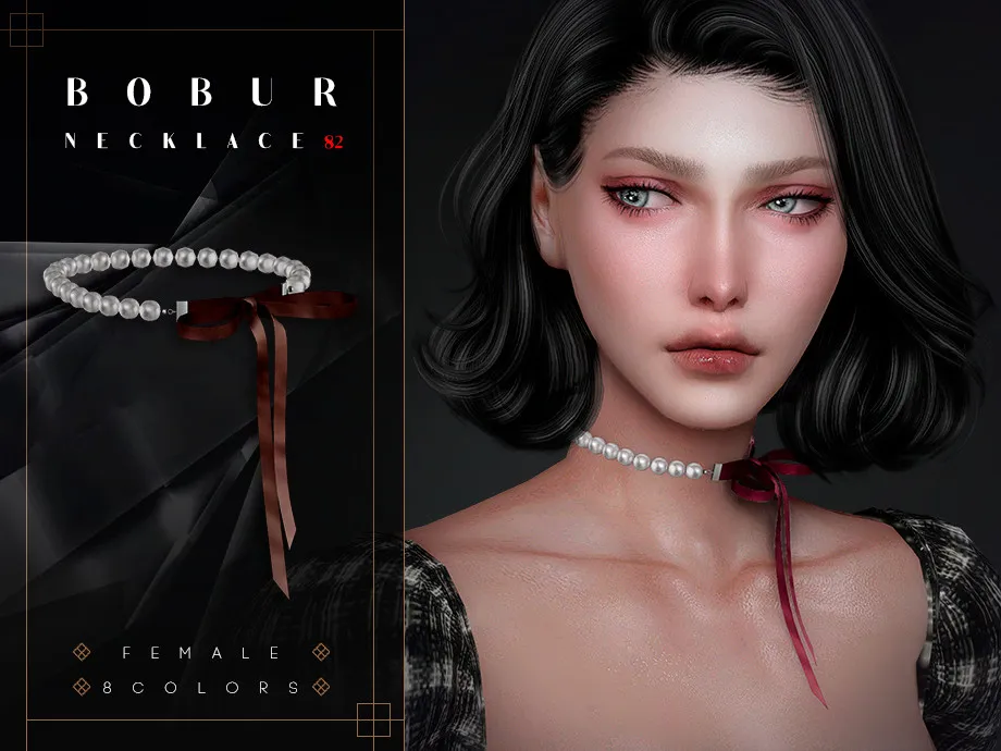 w-920h-690-3651757.jpg Pearl Choker bow Necklace - Image 1