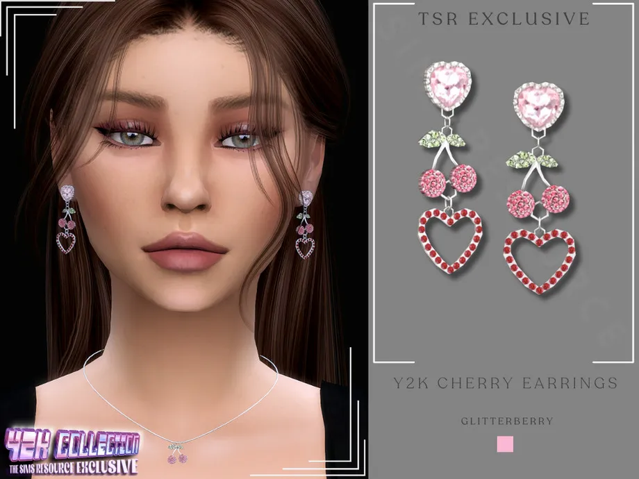 Y2K Cherry Earrings
