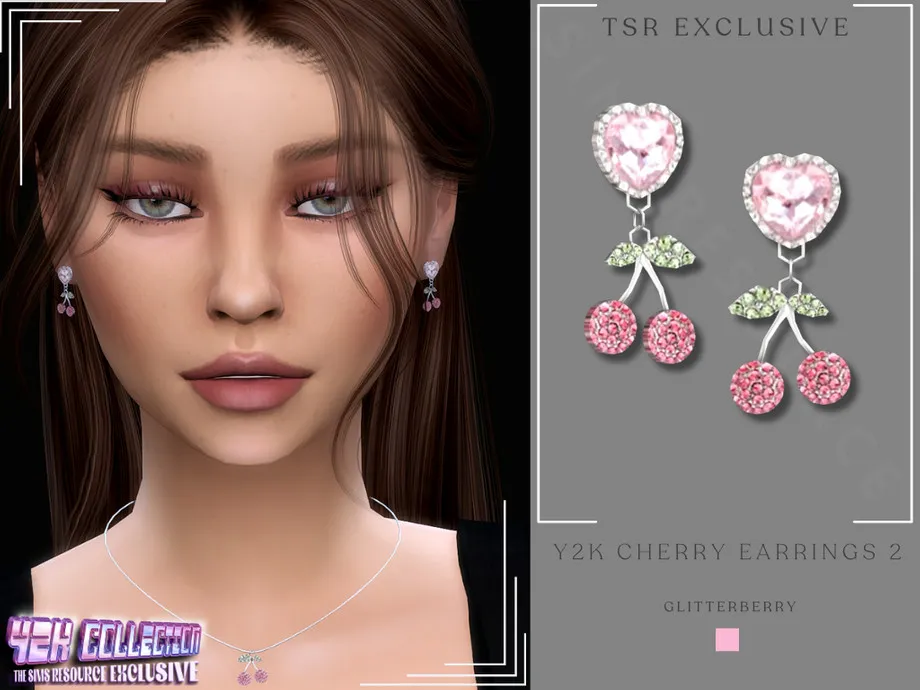 Y2K Cherry Earrings 2