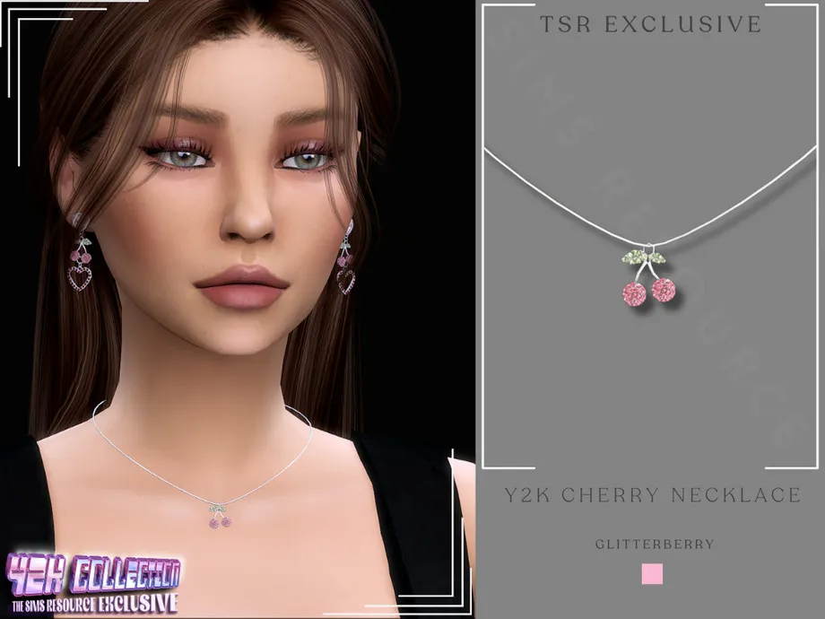 Y2K Cherry Necklace
