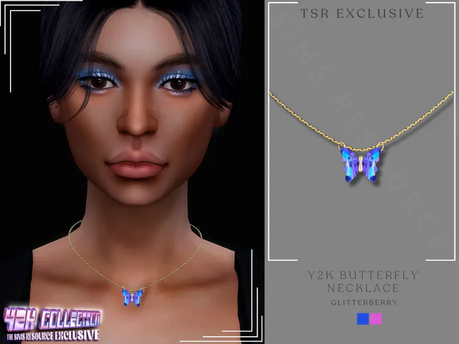 Y2K Butterfly Necklace