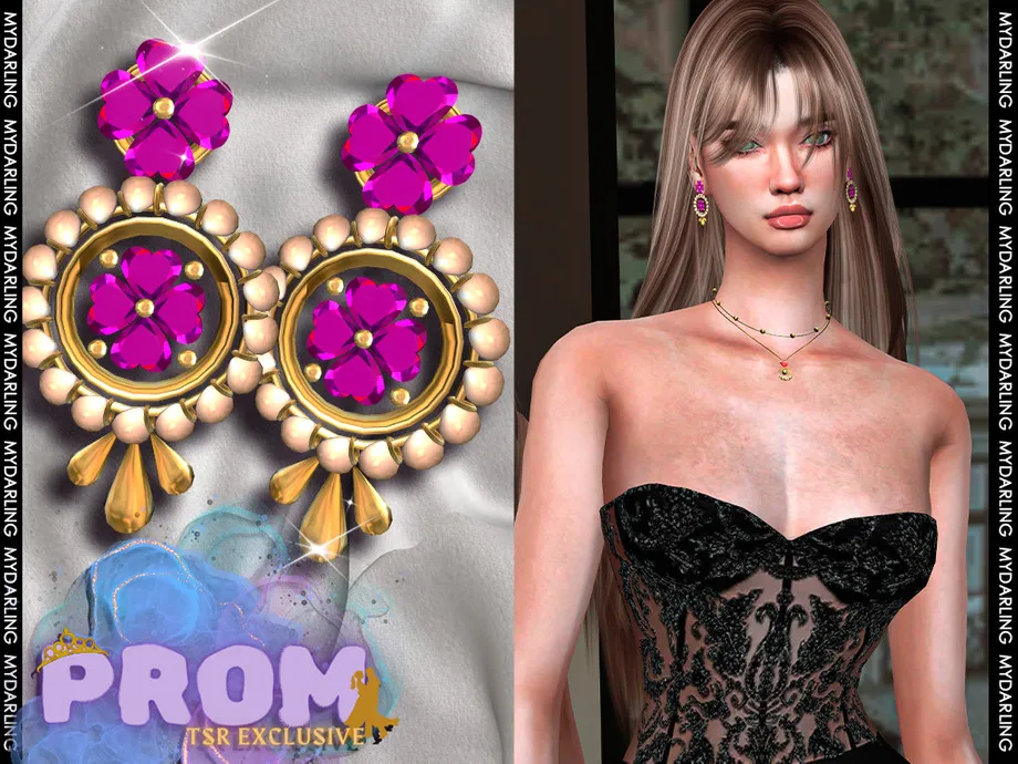PROM EARRINGS FOR ADULT NA431