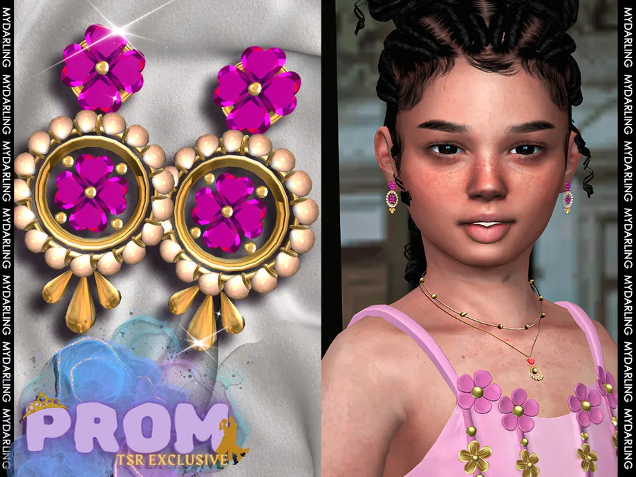 PROM EARRINGS FOR CHILD NA4331